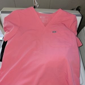 Pink Catarina Scrub Top